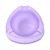 Transparent Purple Plastic Ashtray – Durable Heat-Resistant Design