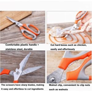 Multi-Function Kitchen Scissors – Stainless Steel Shears | Own Hydrate