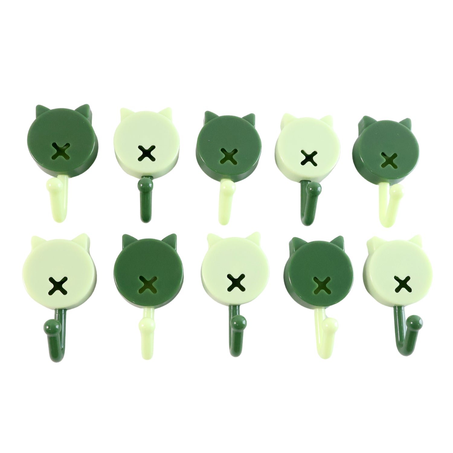 Self Adhesive Wall Hooks 10 Pc – Strong Hold, No Drilling