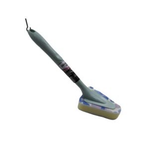 Triangular Sponge Brush – Long Handle Kitchen & Bathroom Cleaner | Velvet Wipe
