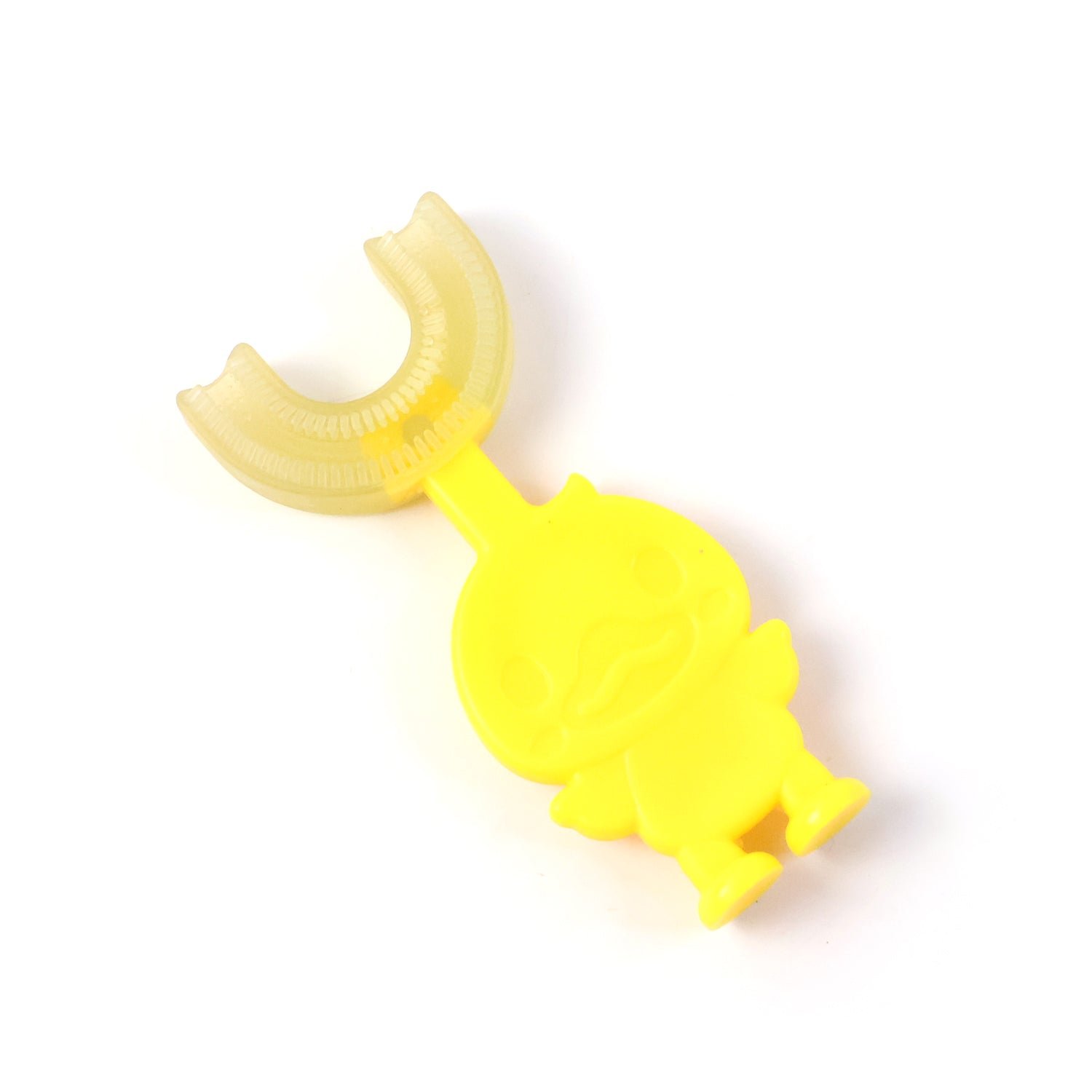 Baby Toothbrush – Cute Duck U-Shape Soft Silicone 360° Brush