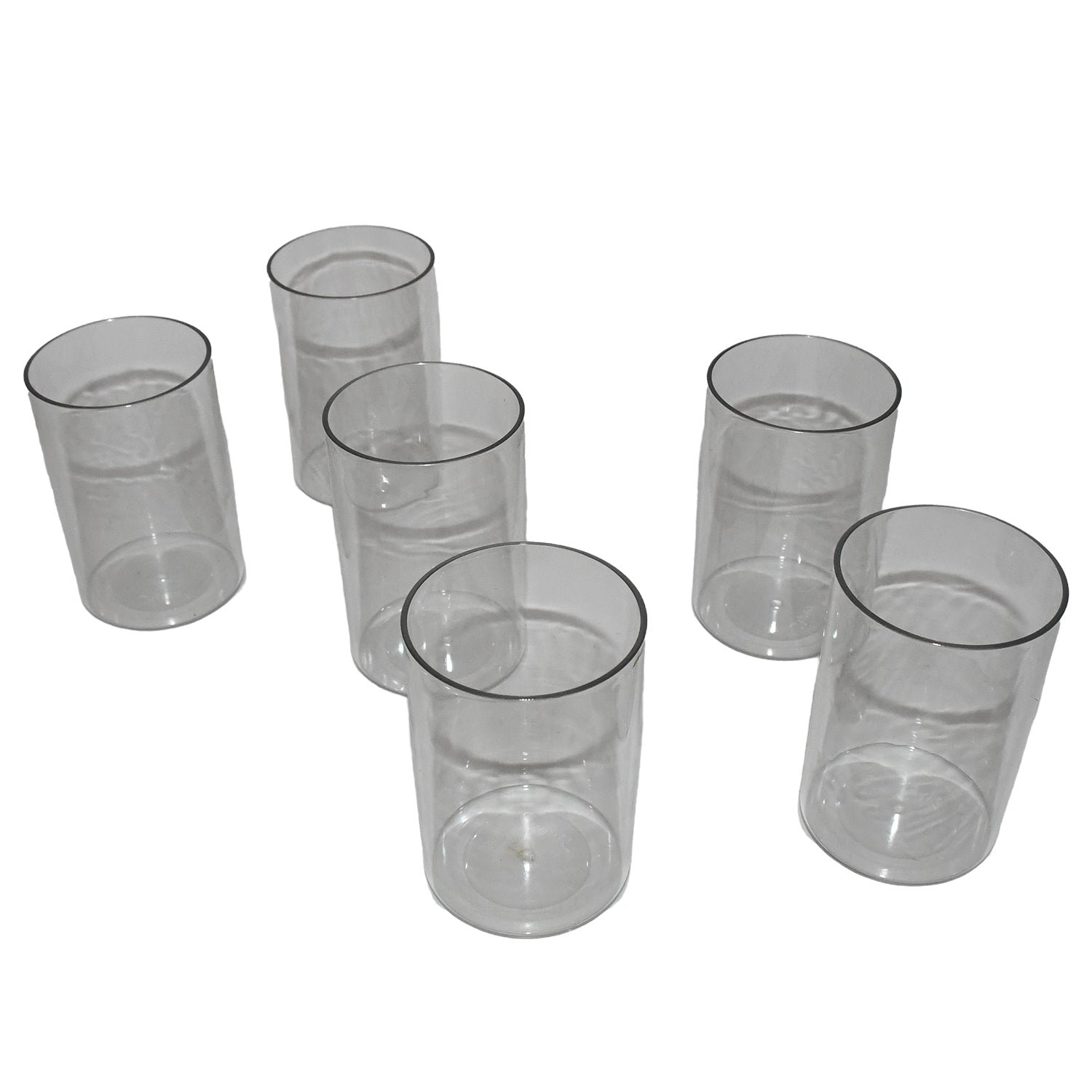 Durable Plastic Glass Set – 6 Lightweight, Unbreakable Tumblers