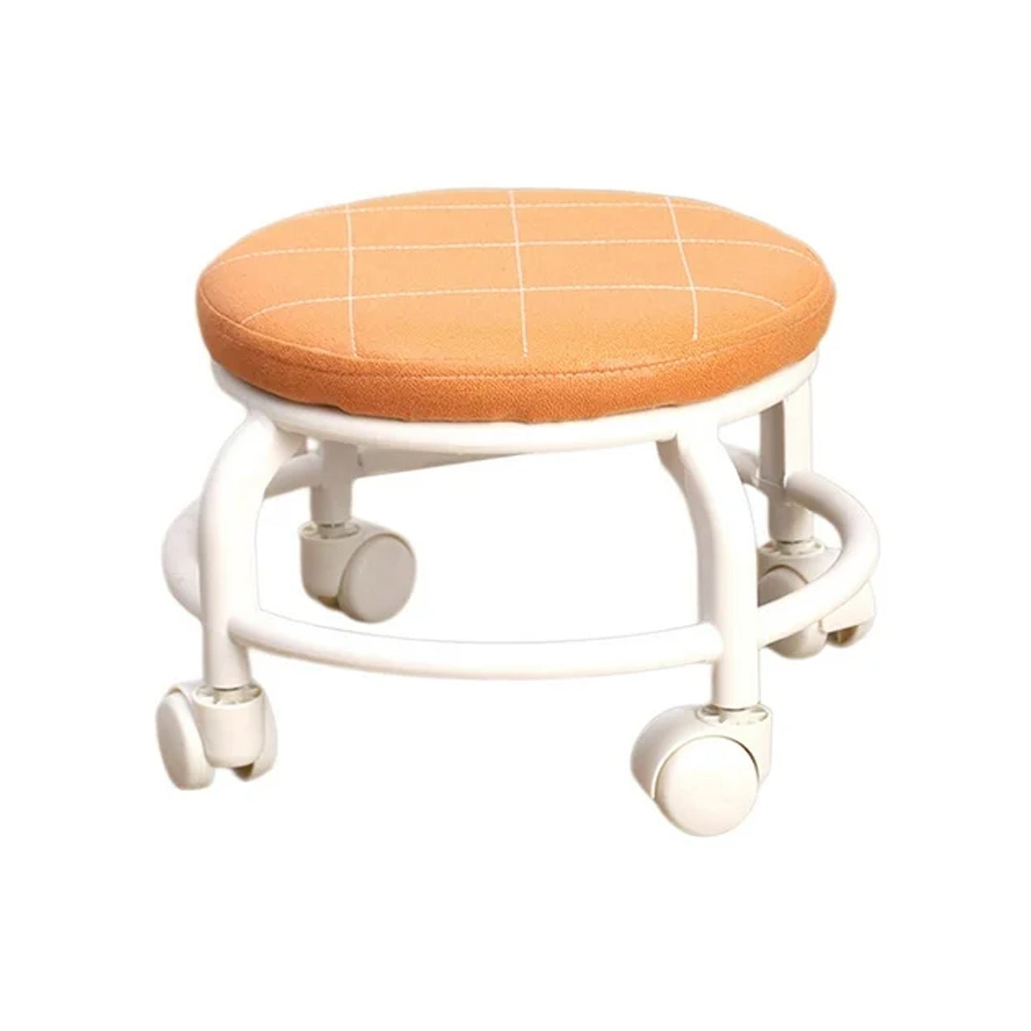 Low Height Rolling Stool – Multifunctional Plastic Seat | Storenzo