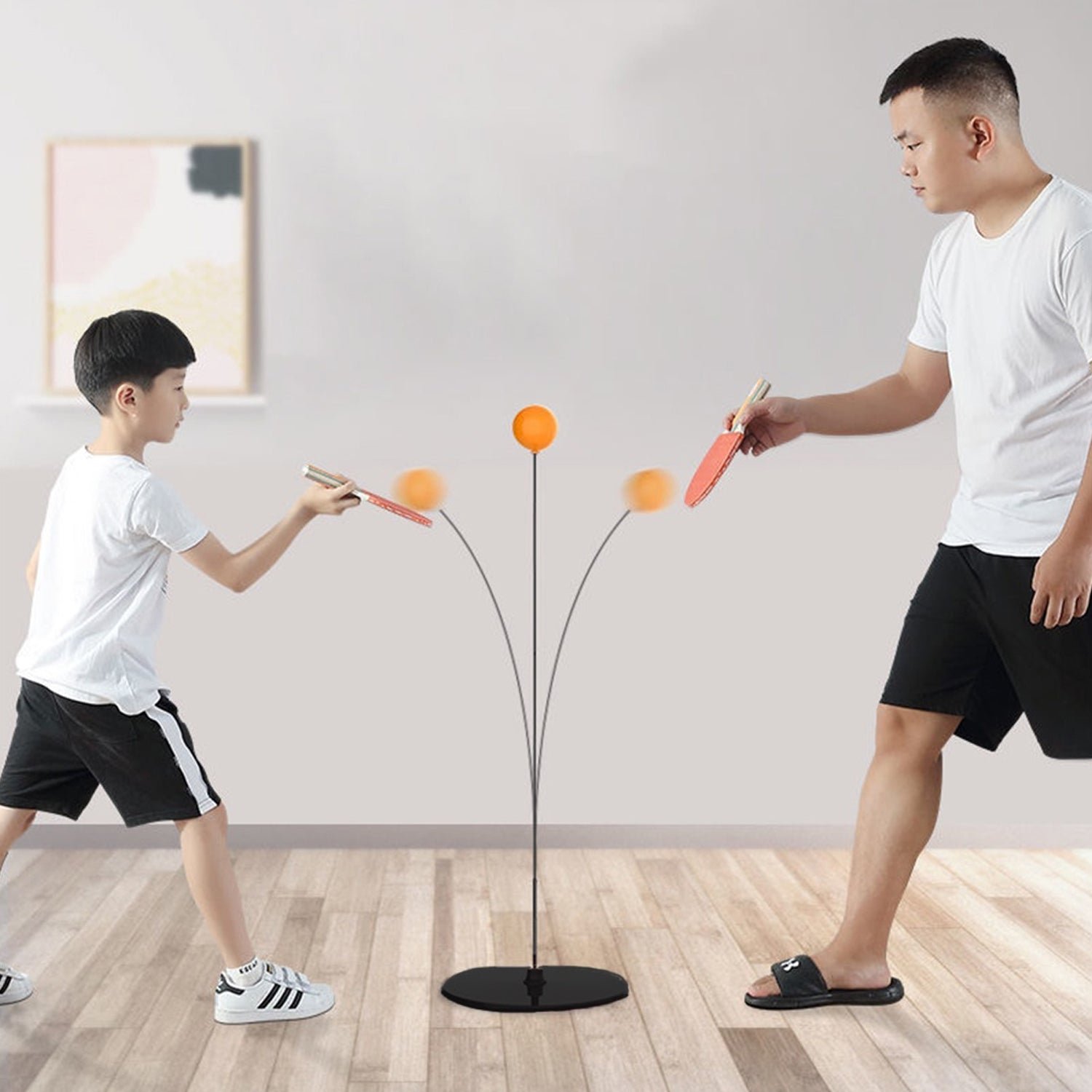Table Tennis Trainer Set – Portable Wiff Waff for Self Training