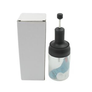 Heat-Resistant Glass Seasoning Jar – Spoon & Lid | Indo Glow