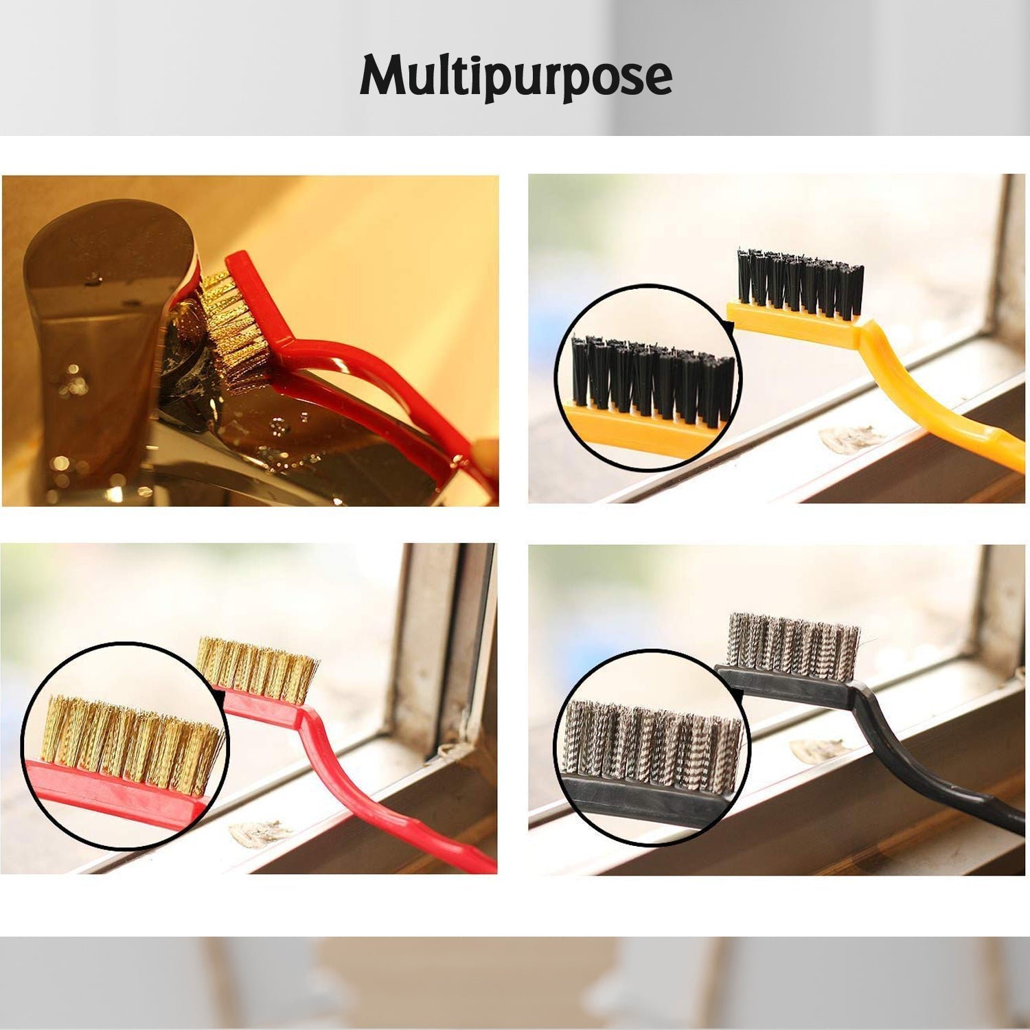 Mini Wire Brush Set – Multi-Material Cleaning | Velvet Wipe