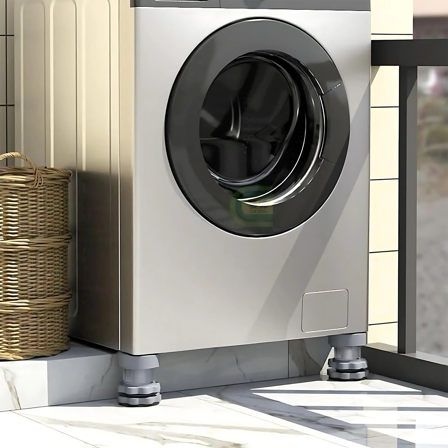 Anti-Vibration Pads for Washing Machines & Refrigerators – Adjustable Height & Stable Base
