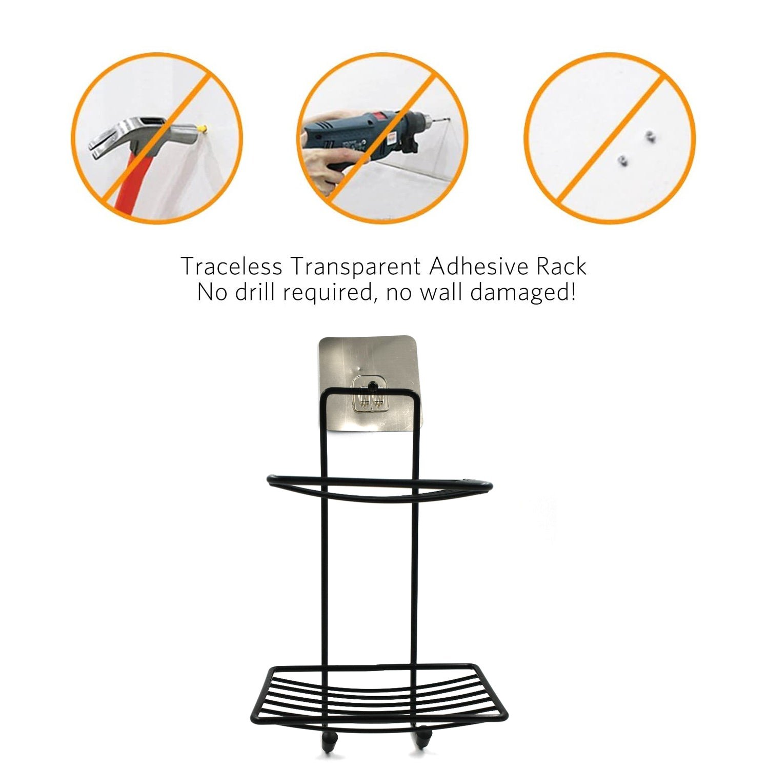 Stainless Steel Soap Rack – 2-Tier Bathroom Organizer | FreshAura