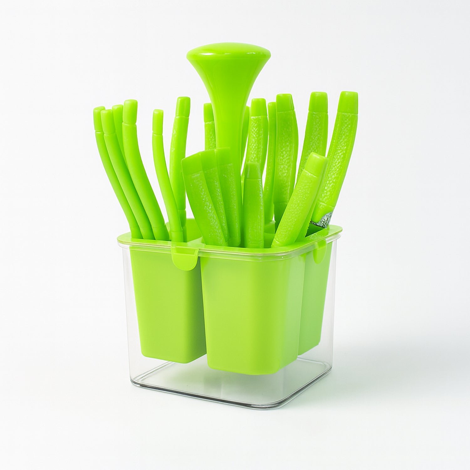 Stainless Steel Cutlery Set – Elegant 24-Piece with Holder