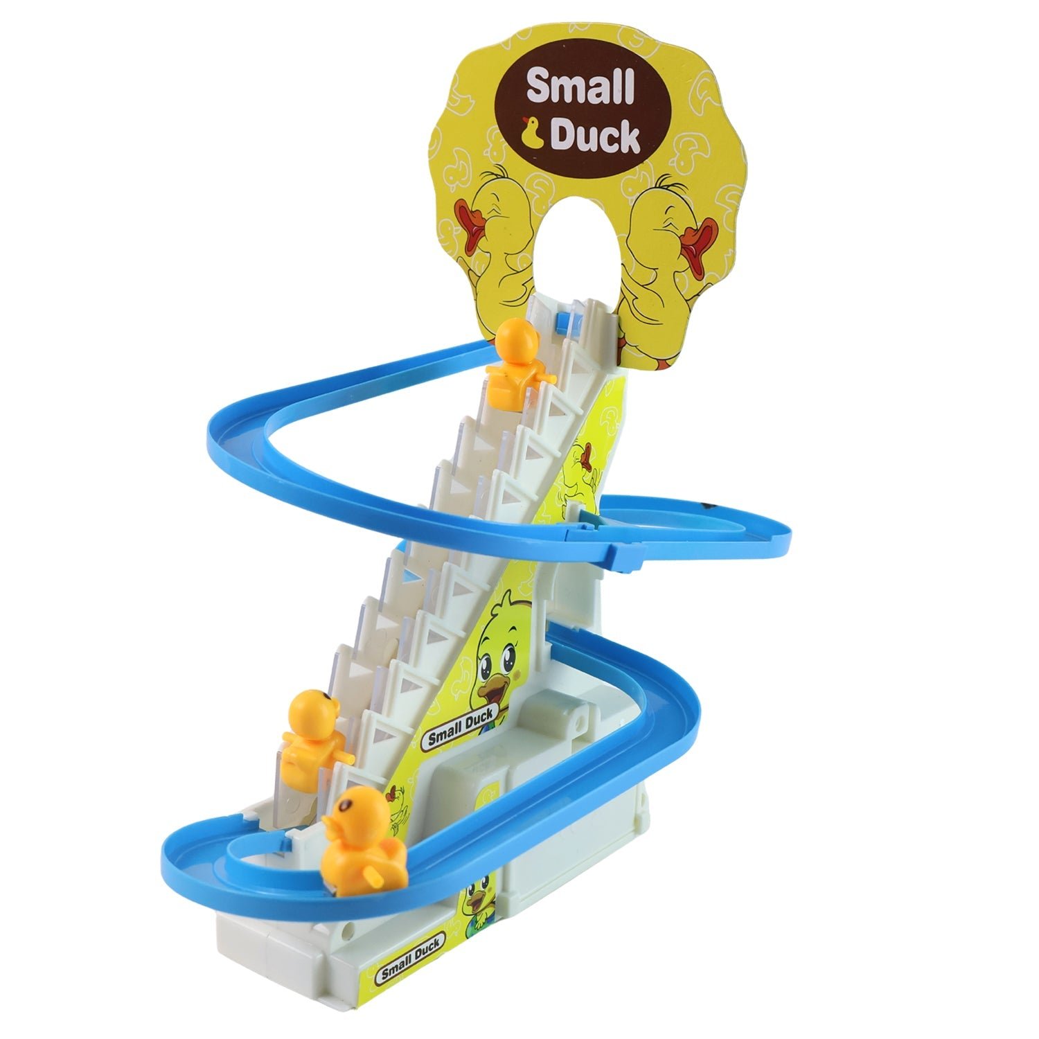 Duck Climb Stairs Toy – Interactive Music & Light Playset