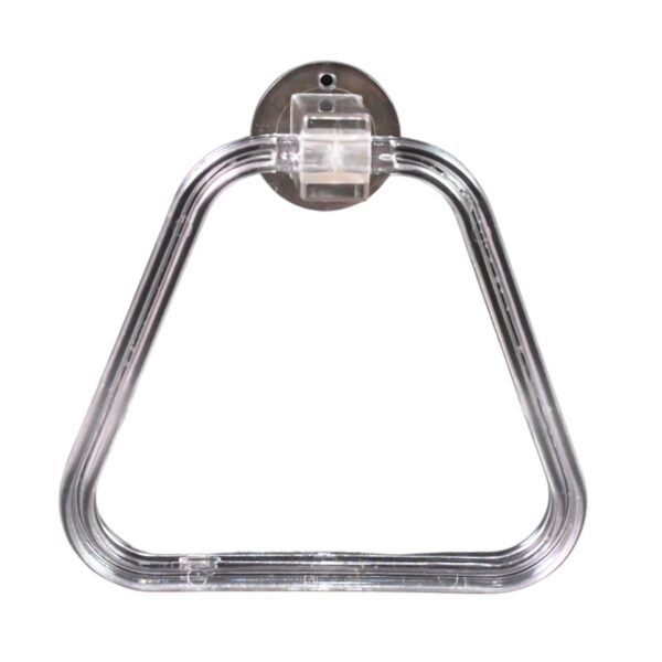 ABS Towel Ring Holder – Unbreakable Square Wall Mount | BathNova