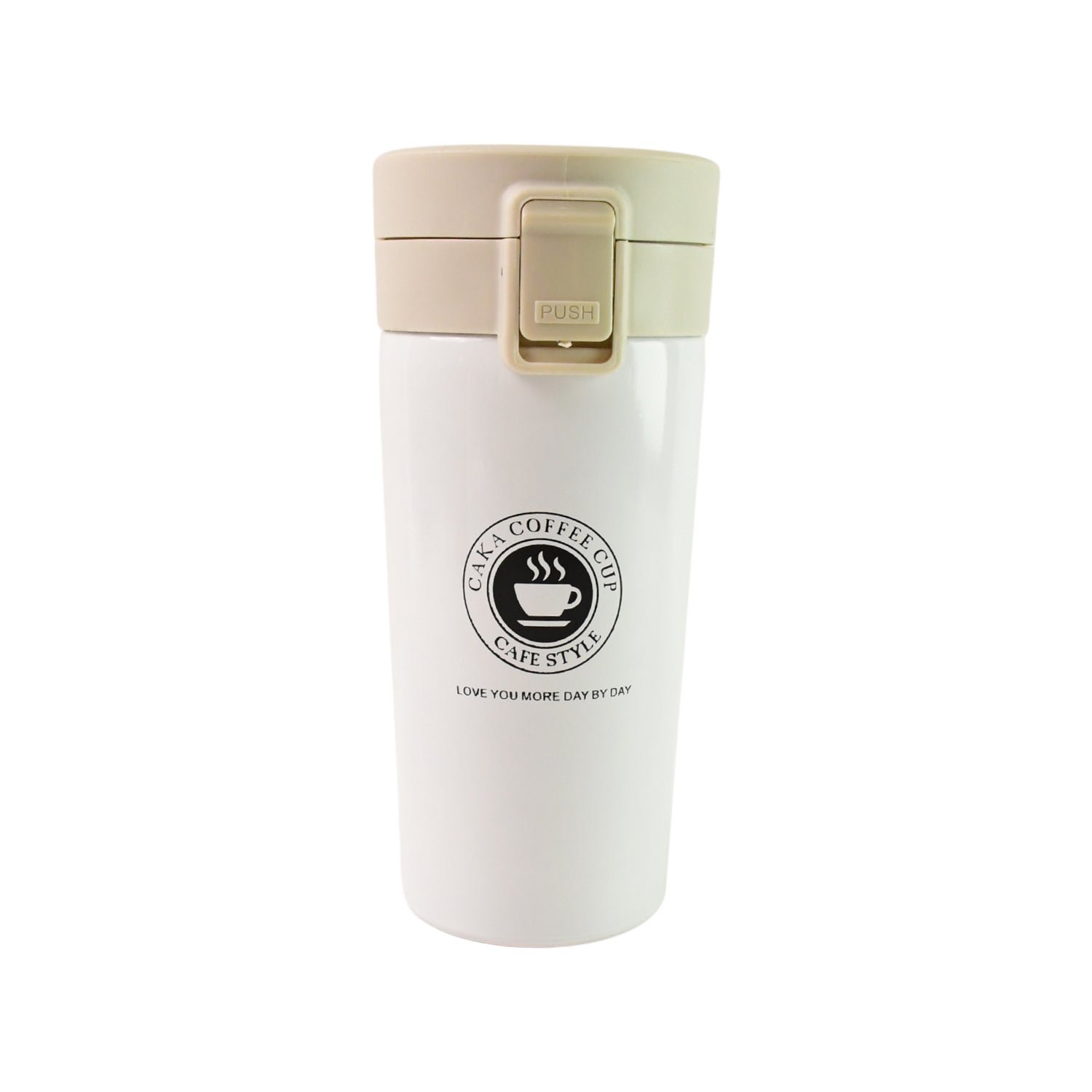 Vacuum Insulated Coffee Flask – 400ML Stainless Steel Travel Mug