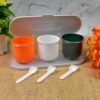 Spice Box – 3-Grid Masala Storage with Spoons | Tidy Table