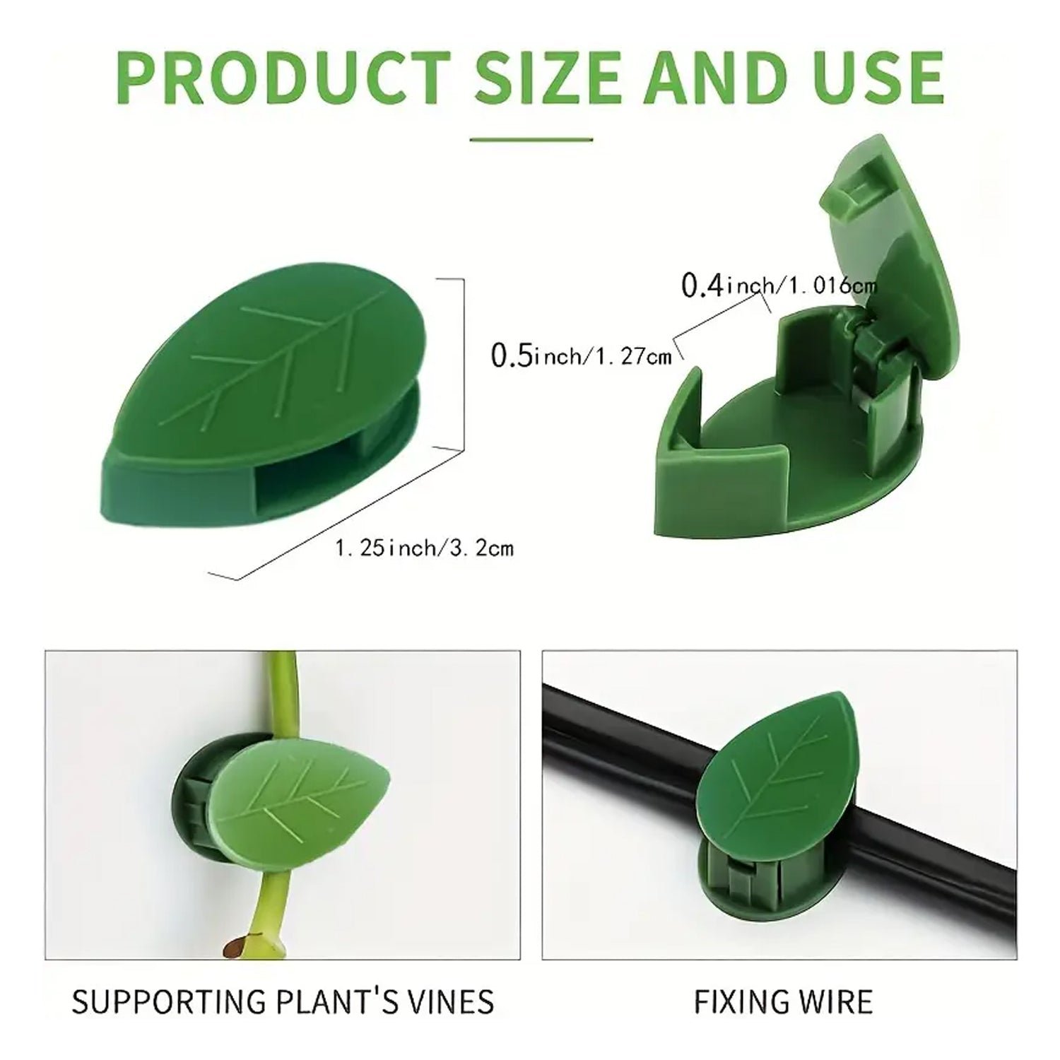 Plant Climbing Wall Clips – Self-Adhesive Invisible Support | Indo Glow