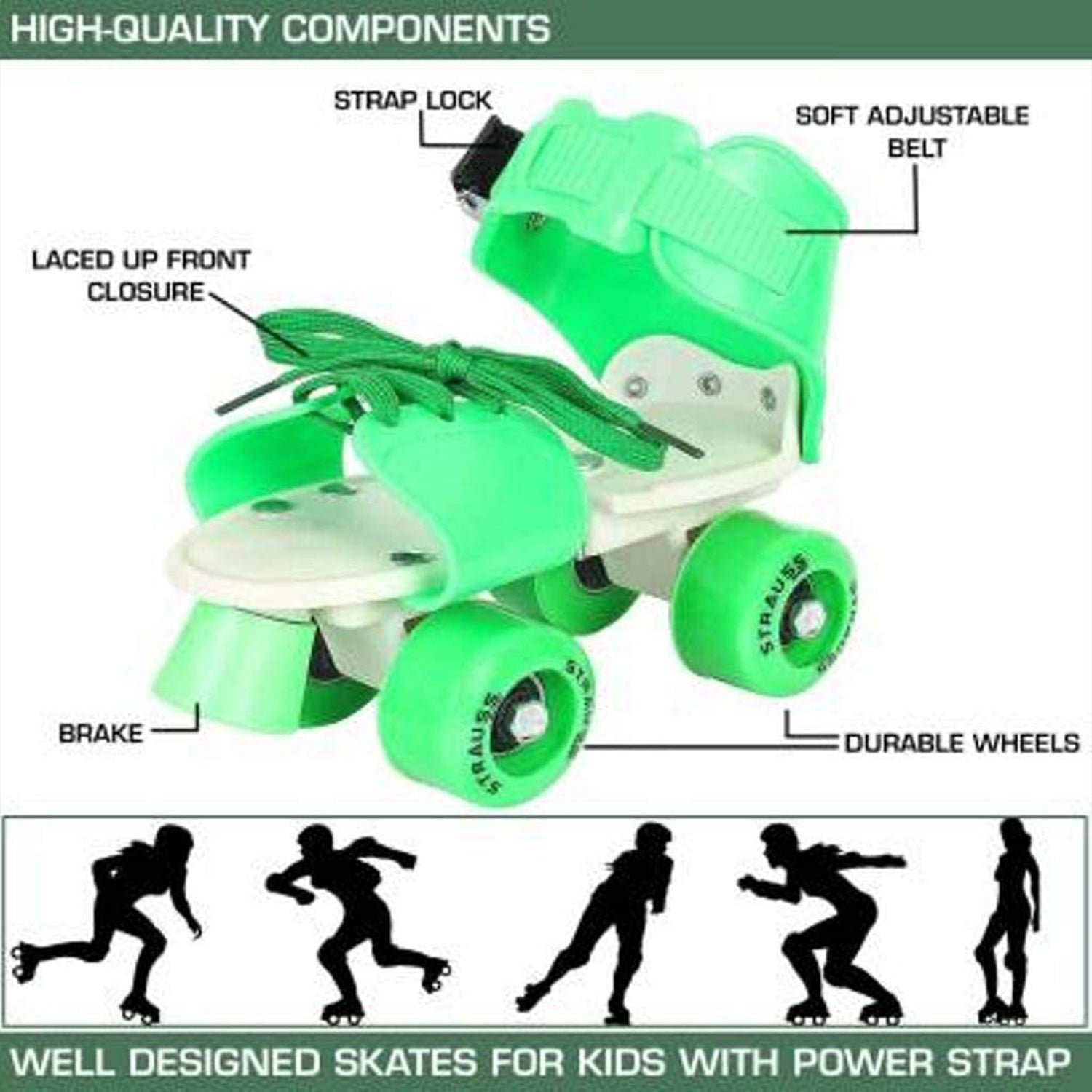 Kids Roller Skates – Adjustable, Comfortable & Safe | Play & Move