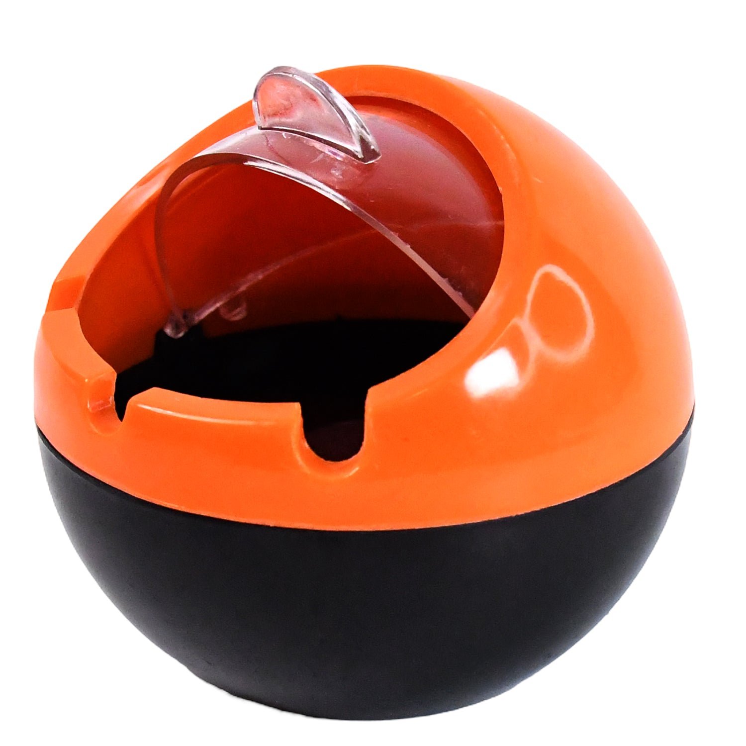 Ball Ashtray with Lid – Windproof Portable PP Plastic Ashtray
