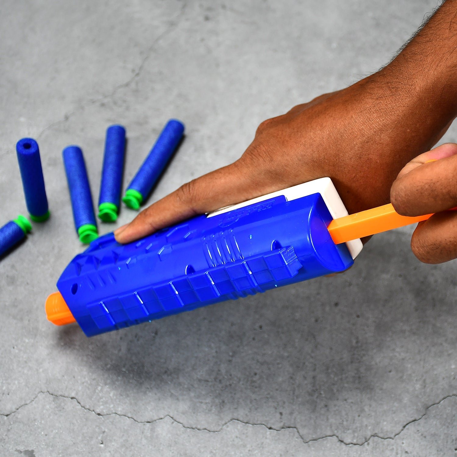 Foam Bullet Gun – ABS Plastic, 10 Suction Darts for Kids | Aditi