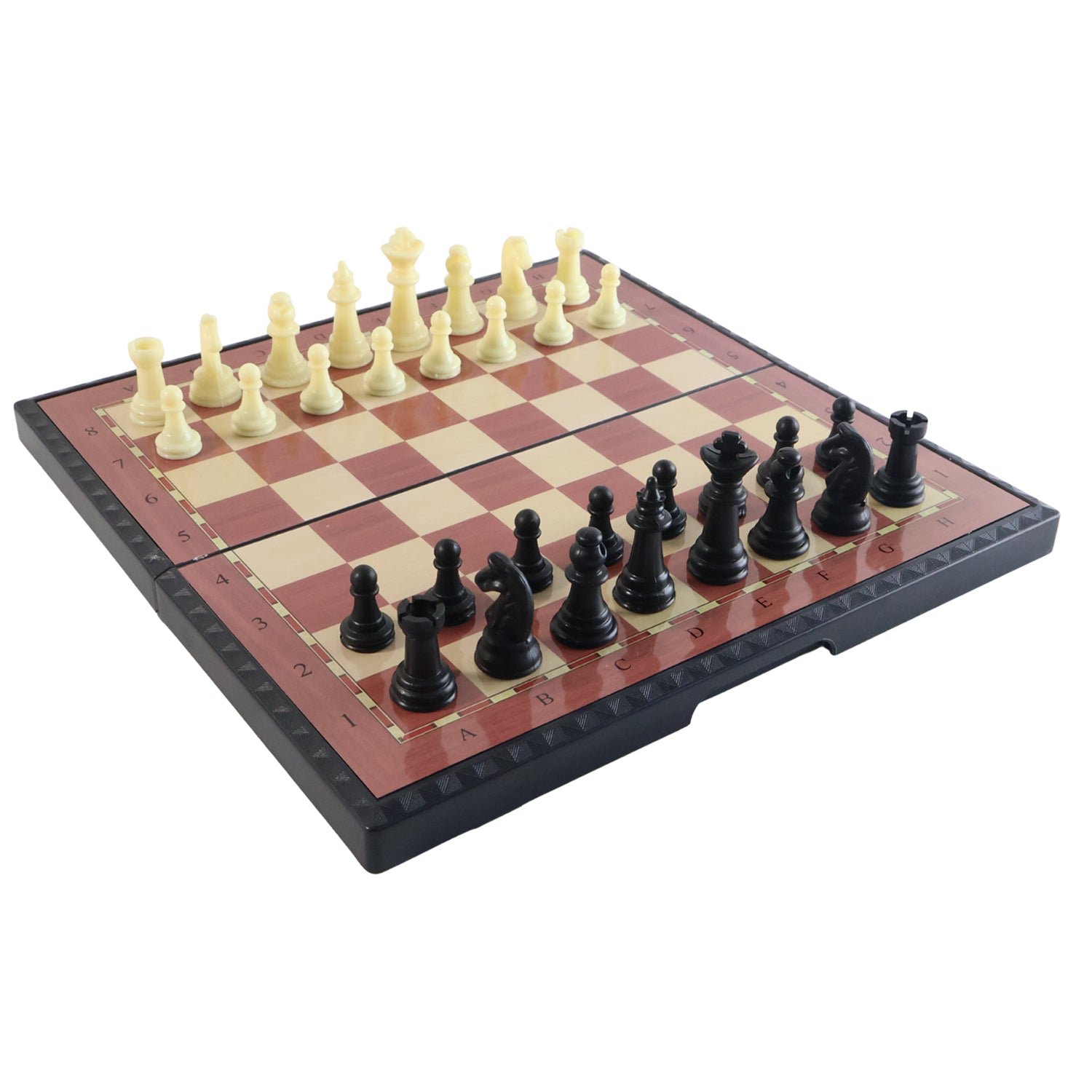 Foldable Magnetic Chess Board - Travel Friendly 24x24 cm