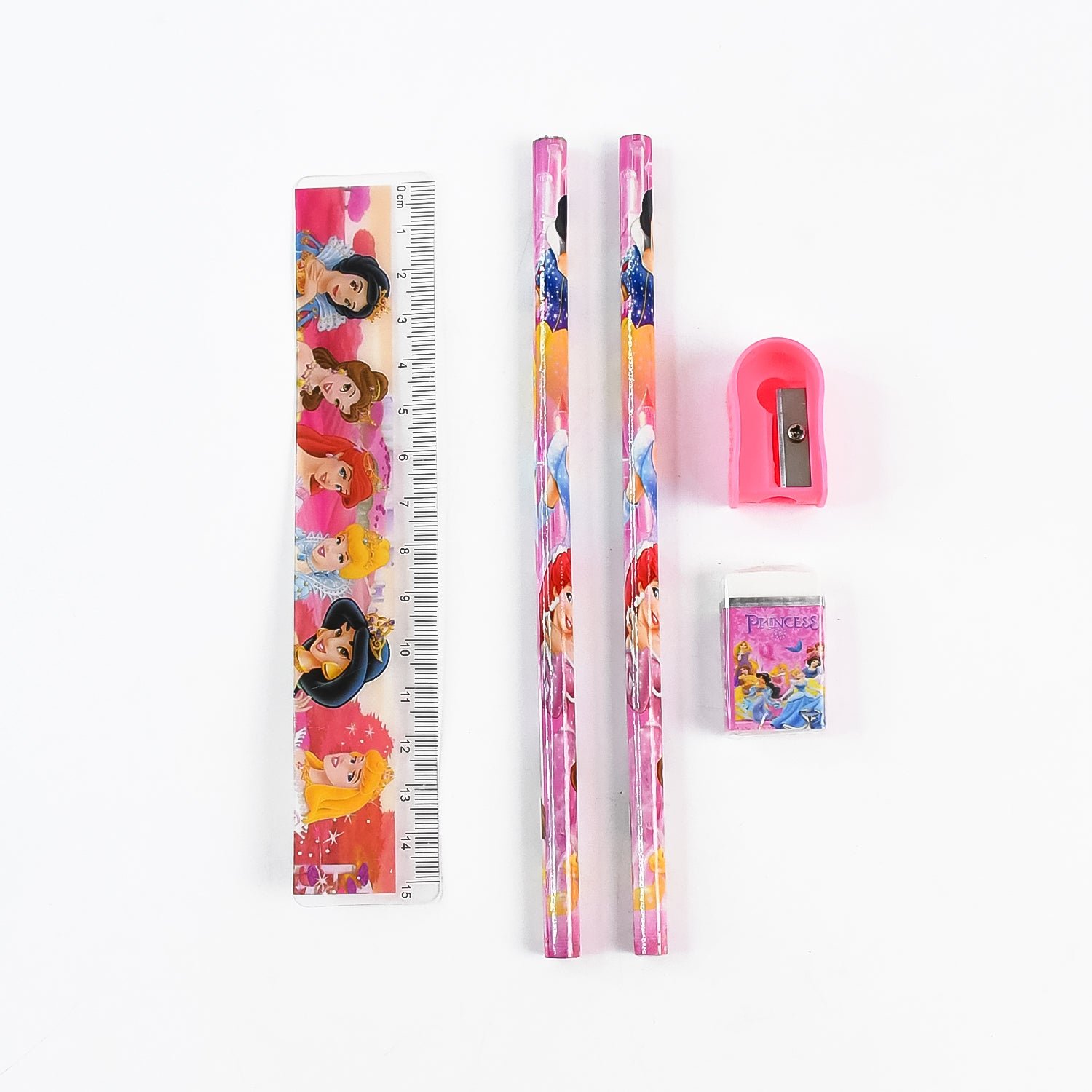 Cartoon Wooden Pencil Set – 5-in-1 Kids Stationery | Writezo