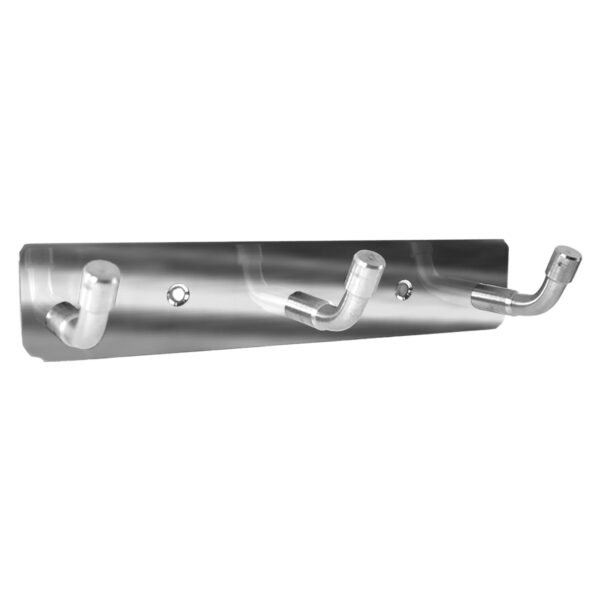 Stainless Steel Wall Mounted Coat Hook Rack – 3 Durable Hooks