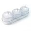 Dry Fruit Storage Jars – 3-Piece Set with Tray for Freshness