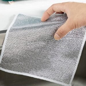 Microfiber Scrubber Cloth – Non-Scratch Kitchen Clean | Velvet Wipe