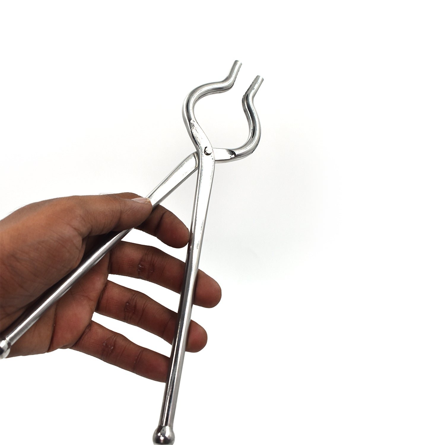 Stainless Steel Tongs – Unbreakable 8mm Goti Sansi | Ganesh