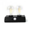 Solar LED Lamp – Double Bulb Outdoor Garden Light | Indo Glow