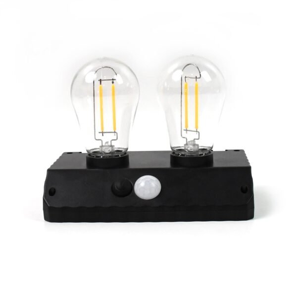Solar LED Lamp – Double Bulb Outdoor Garden Light | Indo Glow