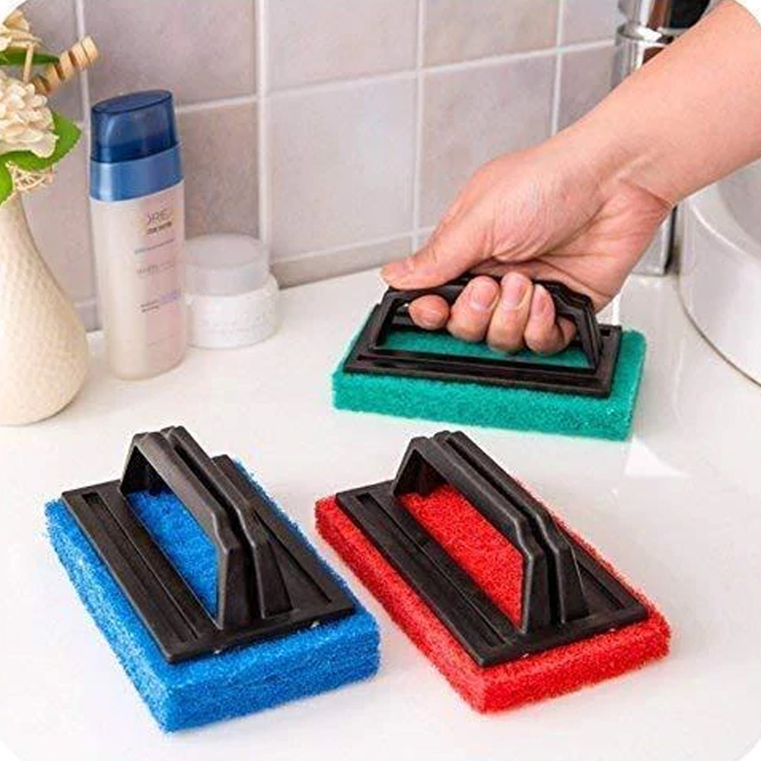 Utensil Scrubber Brush – Heavy Duty Kitchen Cleaning | Quickslice