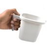 Plastic Bath Mug Set – Square, 1000ml (4 Pc) | Mini Bubbles