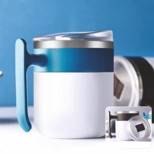 Insulated Mug – 350ml Stainless Steel, Spill-Resistant
