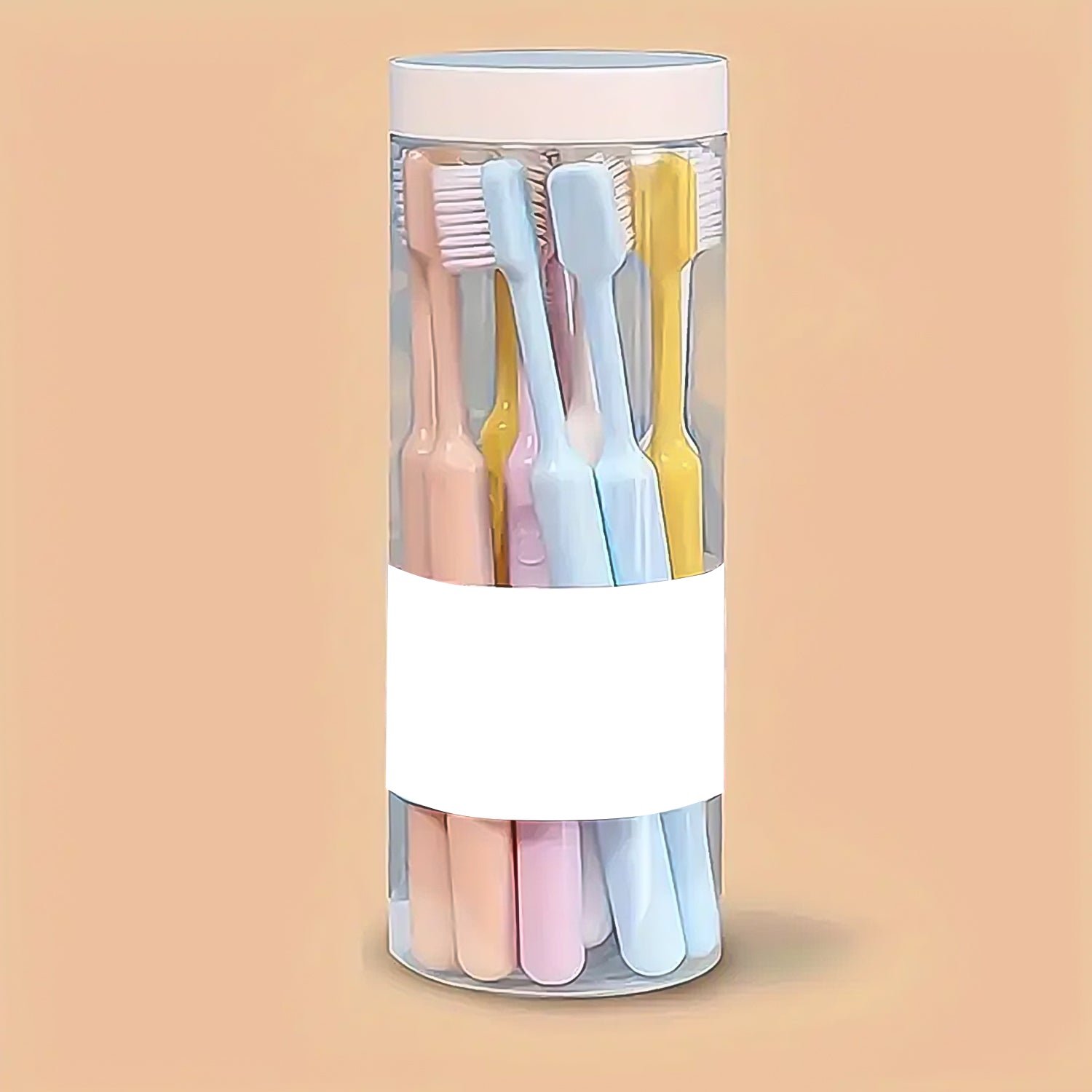 Soft Plastic Toothbrush Set – 20 Pcs with Travel Box | BrushedUp