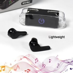 Wireless Earbuds M12 Max – Touch Control, 35H Playtime | Phonixio