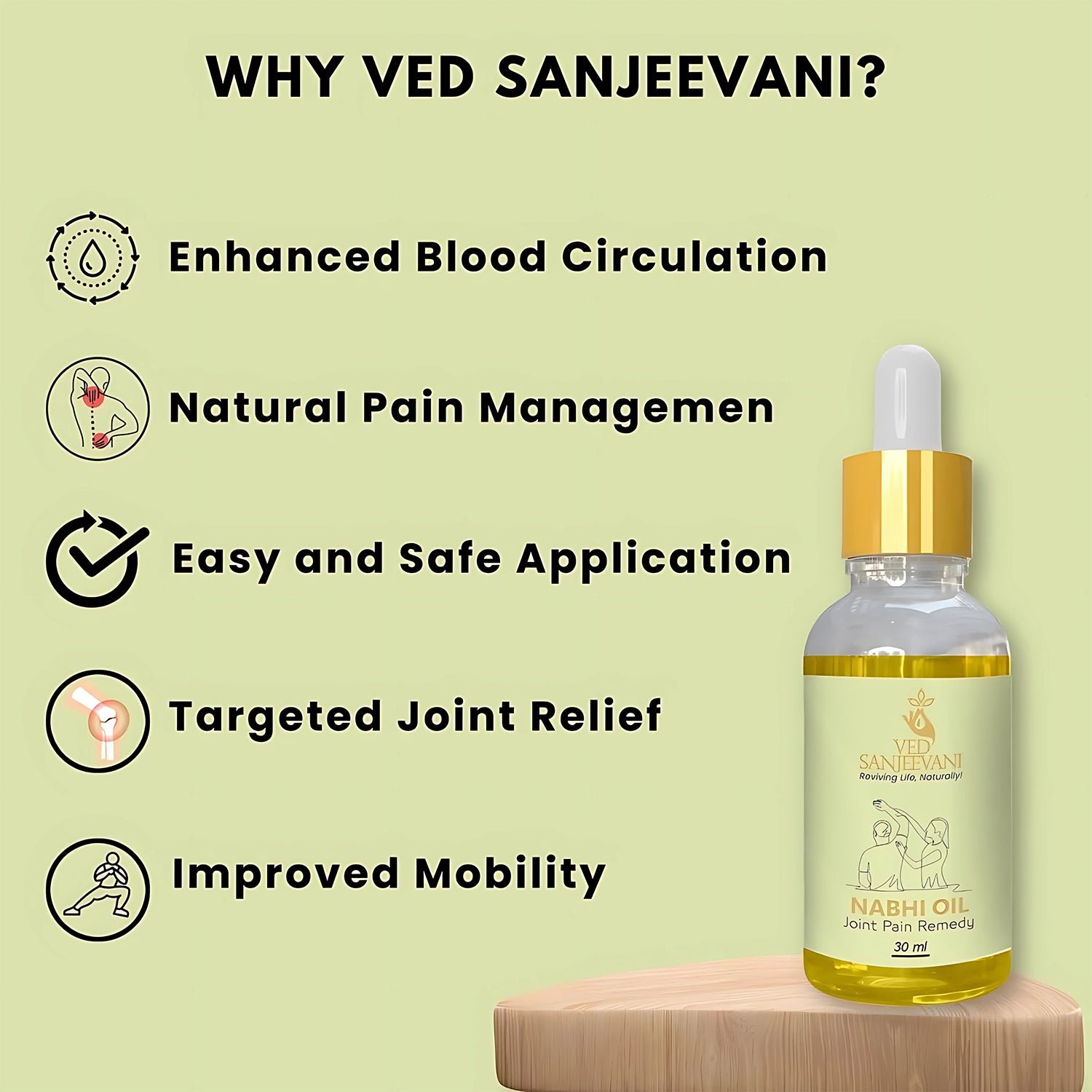 Nabhi Oil – Ayurvedic Joint Pain Relief & Flexibility Booster