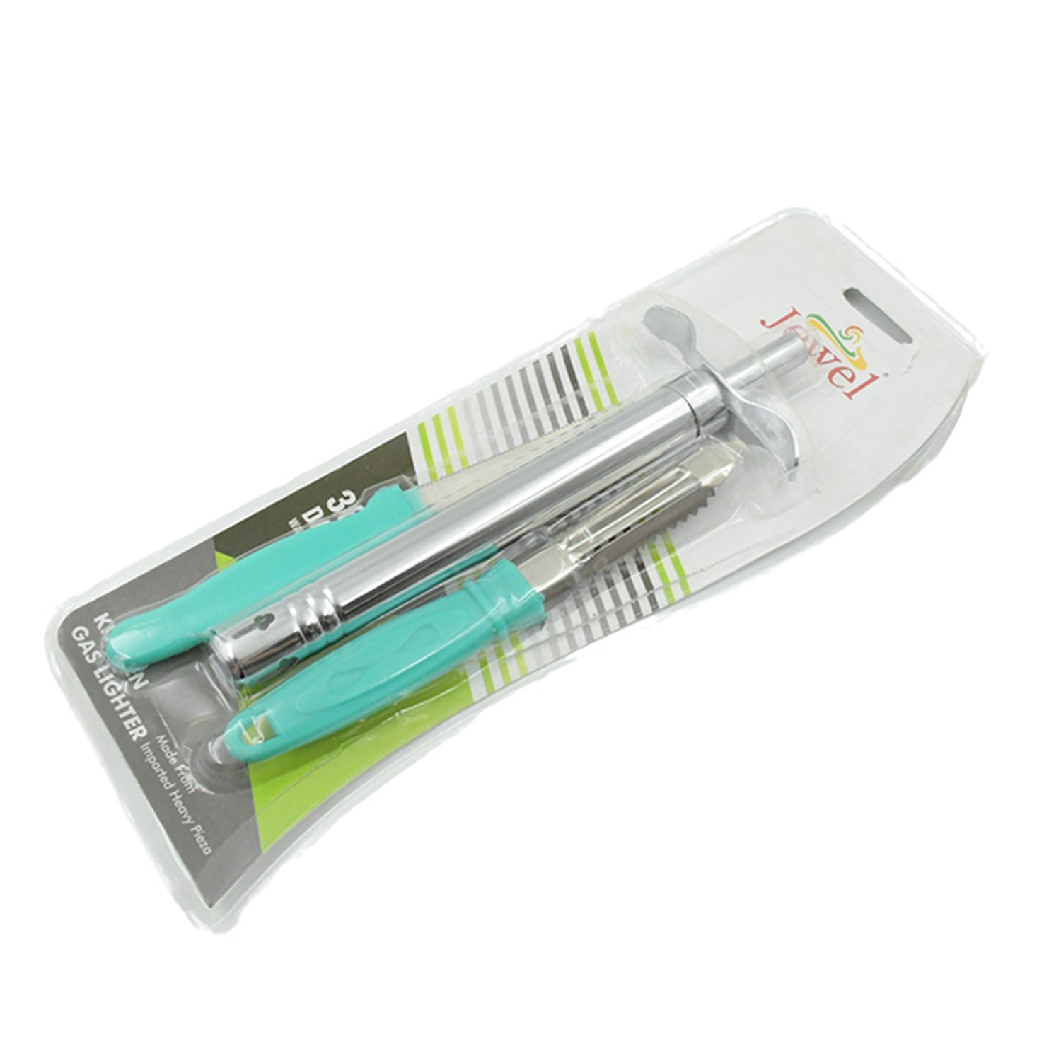 Kitchen Combo Set – Lighter, Knife & Peeler | Quickslice