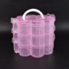 Flower-Shaped 3-Layer Storage Box – 9 Compartments Organizer