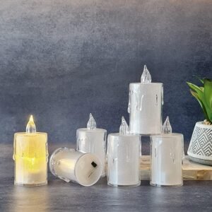 Diwali LED Candle – Crystal Glitter Light for Home Decor | Styleva