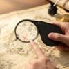 Portable Handheld Magnifying Glass – High Clarity with Folding Case