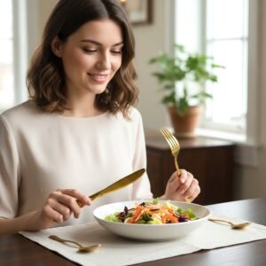 Gold Stainless Steel Cutlery Set – Luxury 24-Piece with Pineapple Stand