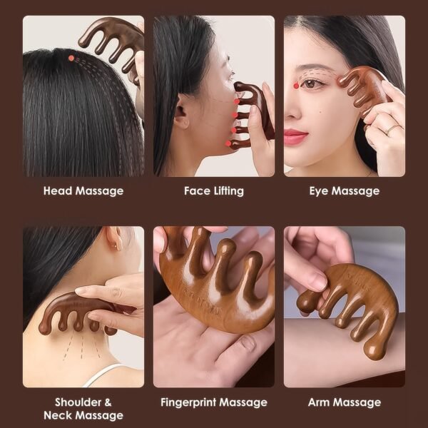 Scalp Relaxing Head Massager Comb – Lightweight & Durable Relief