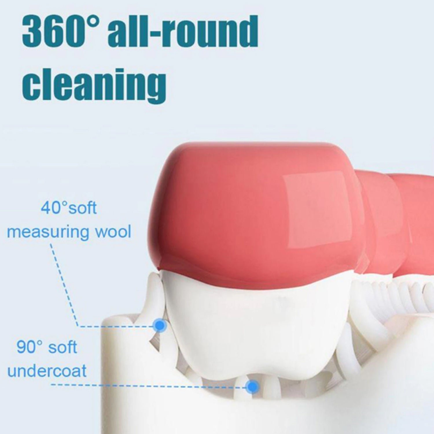 Kids U-Shaped Toothbrush – Gentle Cleaning for Toddlers | Mini Bubbles