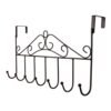 Over Door Hanger Rack – 7 Hooks Metal Organizer | Indo Glow