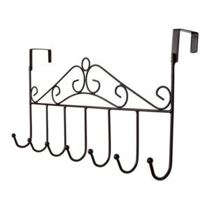 Over Door Hanger Rack – 7 Hooks Metal Organizer | Indo Glow
