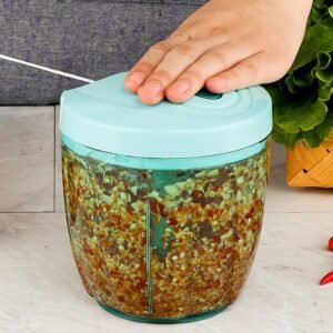 Manual Vegetable Chopper – 5 Blade Stainless Steel | Quickslice