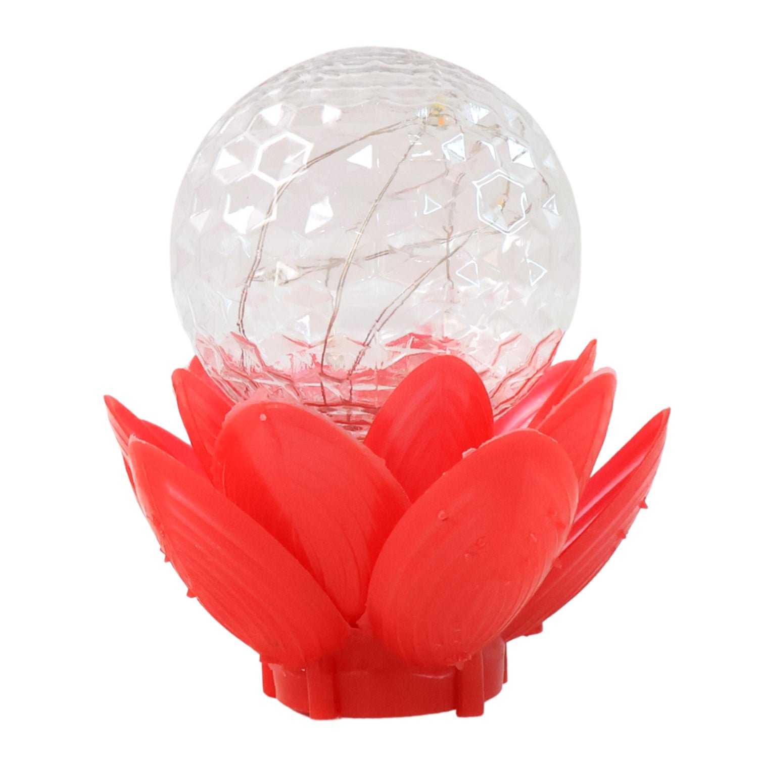Crystal Ball Lotus LED Decorative Light – Color Changing Ambient Lamp