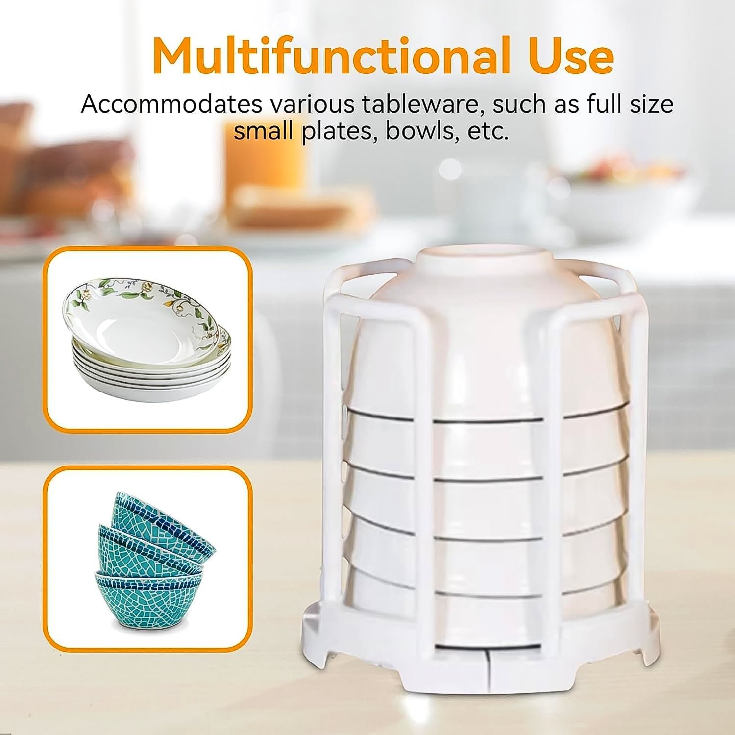 Kitchen Bowl Rack – Space-Saving Drainer & Organizer | Indo Glow