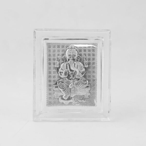05_fcb66acf-d73b-465d-84ac-99a65685ea85 Lord Ganesha Silver-Plated Photo Frame – Elegant Spiritual Decor
