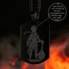 Hanuman Chalisa Locket – Gada Design, Stainless Steel | Blessed Trinkets