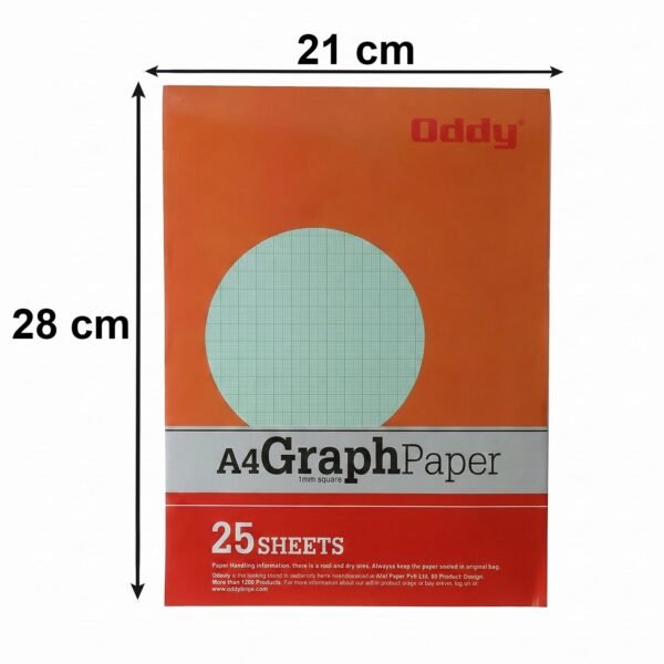 A4 Graph Paper Pad – Precise 1mm Square Grid for Technical & Academic Use
